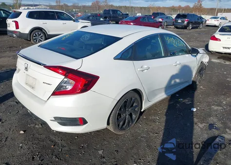 2020 Honda Civic Sport from USA, damaged, VIN 2HGFC2E81LH561093